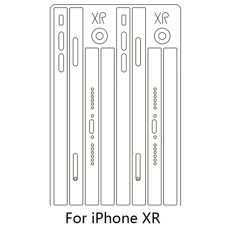 Новинка, ультратонкая прозрачная наклейка для iPhone X, XS, MAX, боковая пленка, наклейка для iPhone 11, 11Pro, Max, ледяная пленка, наклейка