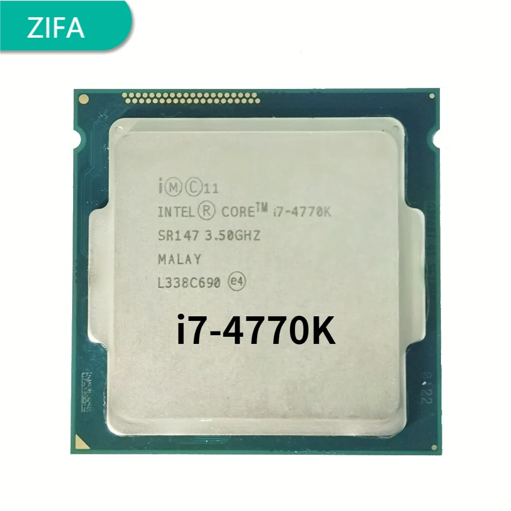 Verkaufen Verwendet Intel Core I7 4770K SR147 3,5 GHz Quad-Core CPU Desktop LGA 1150 Prozessor