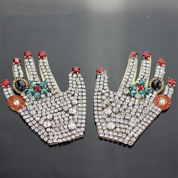 Стразы ручная вышивка бисером для одежды Пришивание аппликация блестящее