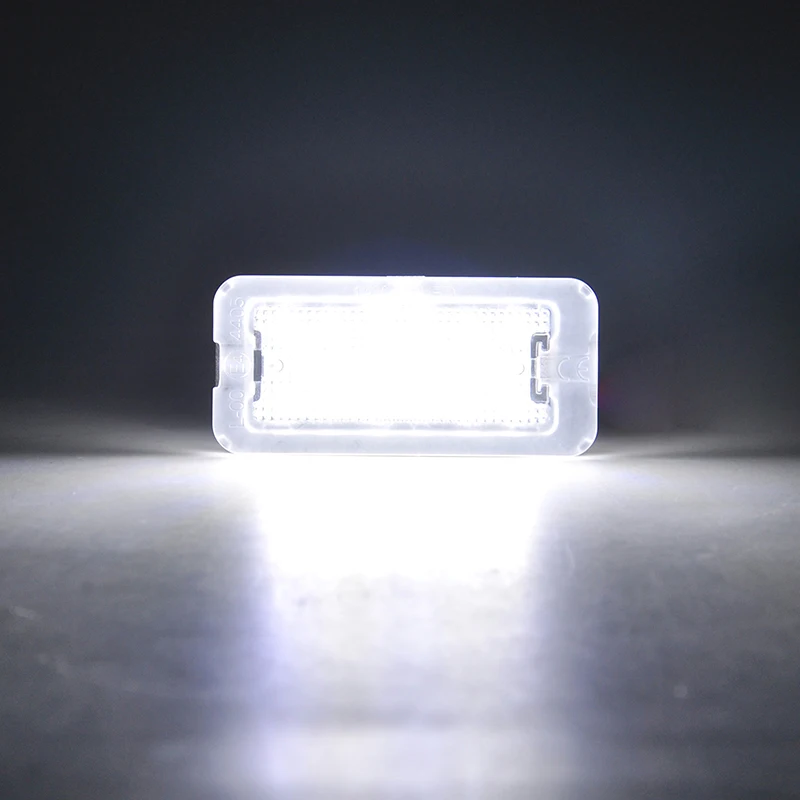 12 В 18SMD 2 шт ксеноновые лампы Белый светодиодный номер номерного знака свет лампы для Fiat 500 500C 2009