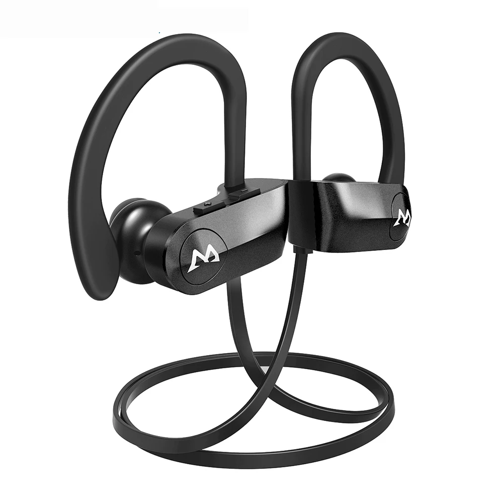 Mpow D7 Bluetooth наушники IPX7 водонепроницаемые спортивные HD стерео звук с микрофоном