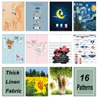 Японская льняная подвесная занавеска, дверная занавеска, декоративная короткая настраиваемая половинная занавеска для спальни, кухни, дома, входа