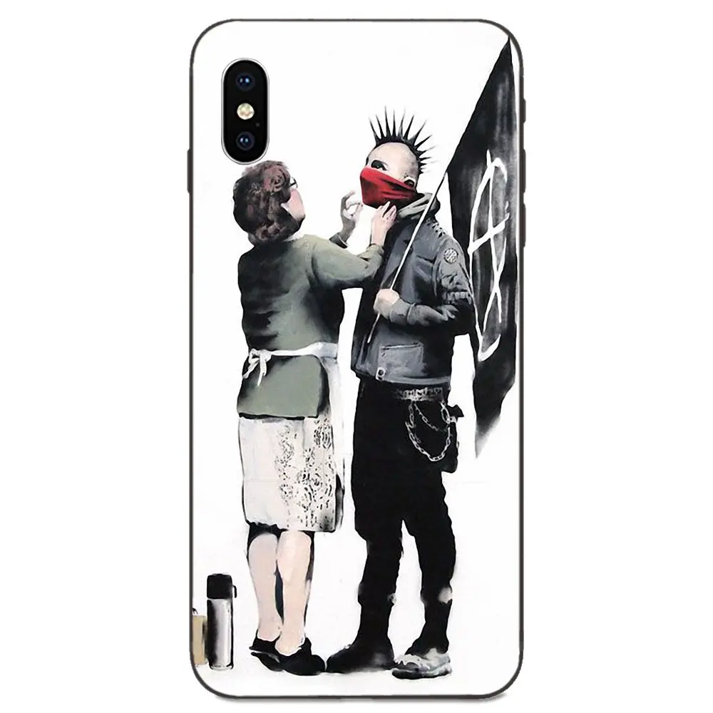Soft Cases Capa Bansky For Xiaomi Redmi Note 3 3S 4 4A 4X 5 5A 6 6A 7 7A K20 Plus Pro S2 Y2 Y3 | Мобильные телефоны и