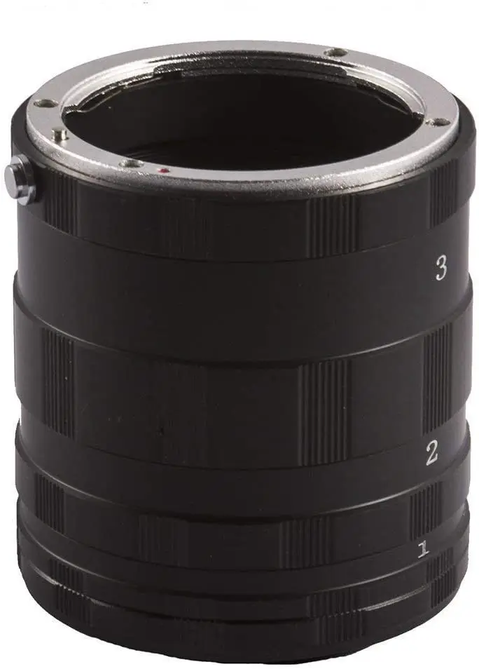 

Mcoplus Manual Macro Extension Tube Metal Adapter Set for for Canon Nikon Sony NEX PK AF M43
