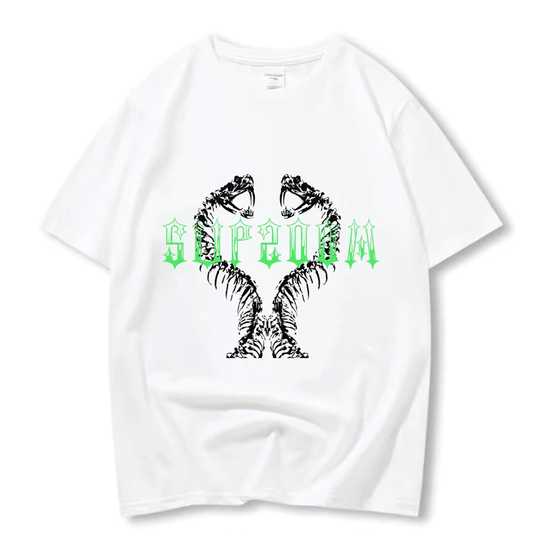 Трикотажная хлопковая Футболка Supzoom с круглым вырезом повседневная принтом в