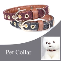adjustable lovely dog cat puppy 1 3cm star pet collar neck strap dog supplies bow tie neck strap dog leash