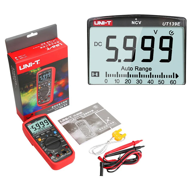 Фрикционный Цифровой мультиметр UT139S UT139E UT139C UT139A True RMS LPF фильтр нижних частот LoZ AC