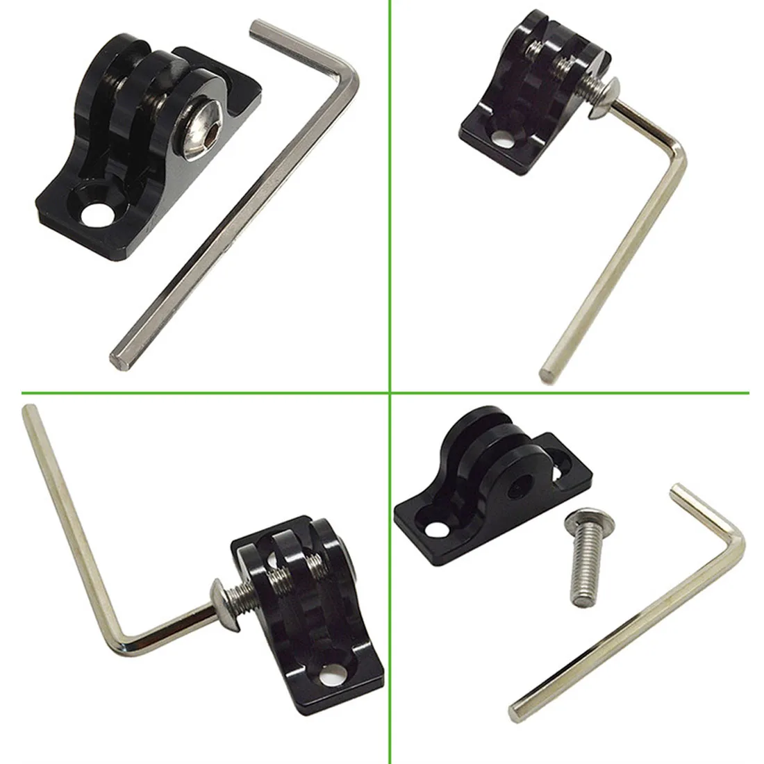 Адаптер для штатива из алюминиевого сплава с ЧПУ GoPro Hero 8 5 4 Session Xiaomi Yi 4K SJCAM SJ4000 SJ5000