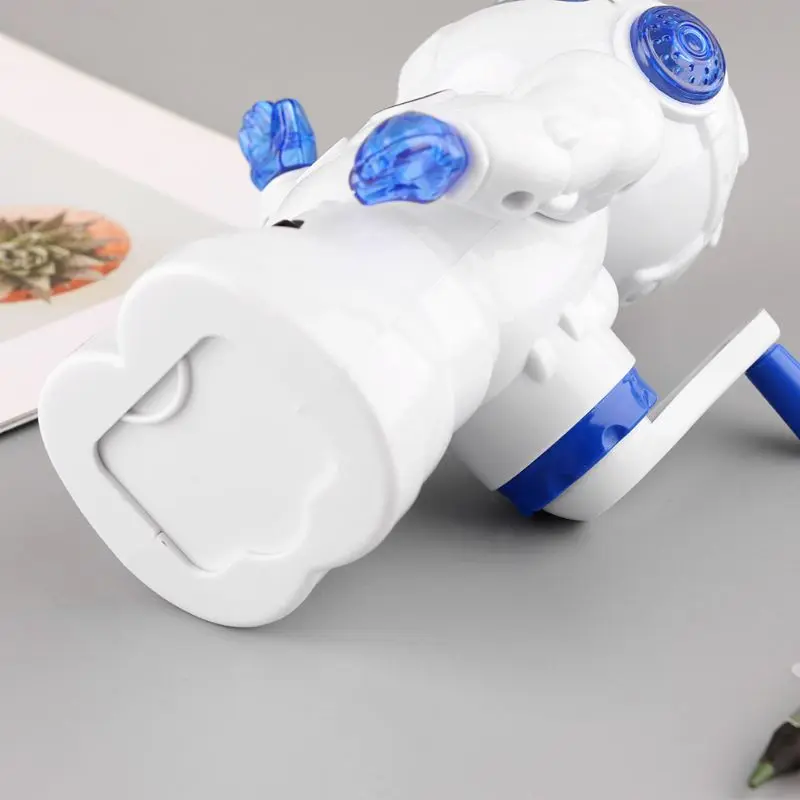 

Manual Hand-cranking Pencil Sharpener With Cute Robot Cartoon Design For Children Kids Students Study School Supply G92E