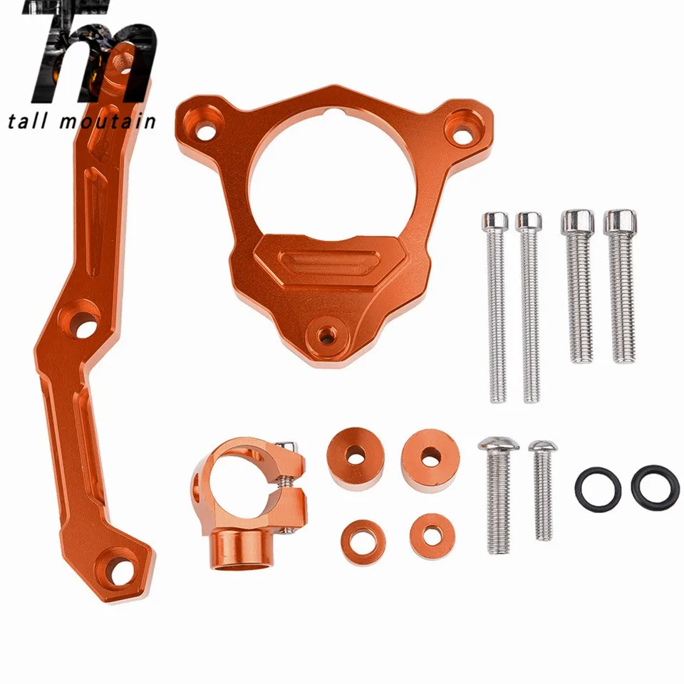 

Motorcycle CNC Aluminum Adjustable Steering Stabilizer Damper Mounting Bracket Kit For Kawasaki Z800 2013 2014 2015 2016 Green