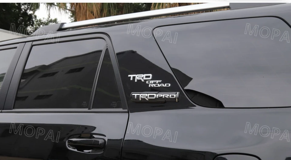 Автомобильные эмблемы MOPAI для Toyota ABS, эмблема TRD, наклейки на значок, Стайлинг для Toyota 4Runner для Toyota TUNDRA, автомобильные аксессуары