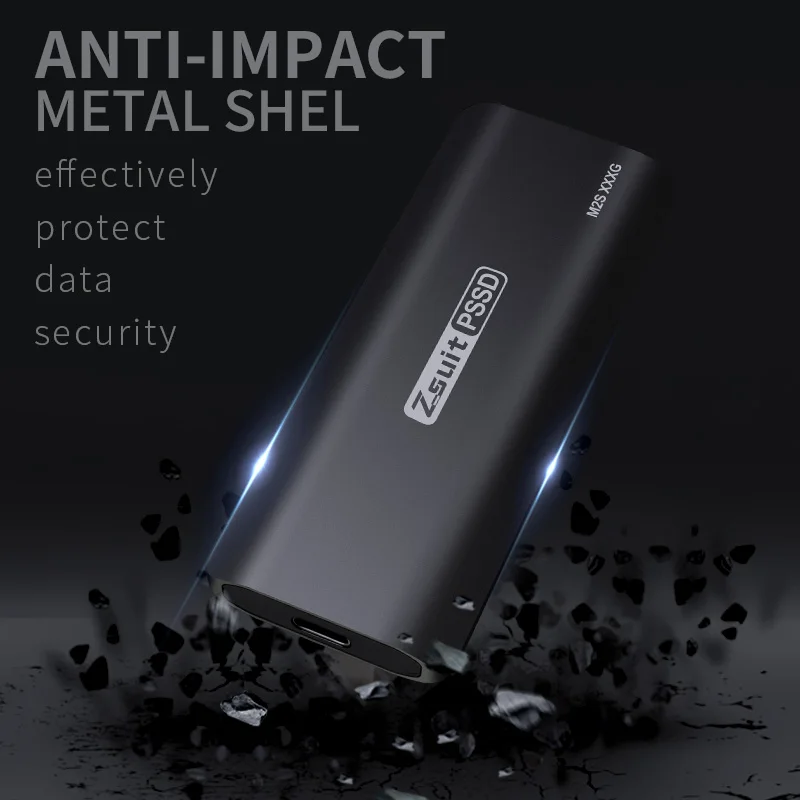 Портативный внешний твердотельный накопитель Zsuit M.2 250 ГБ 480 512 1 ТБ жесткий диск USB 3