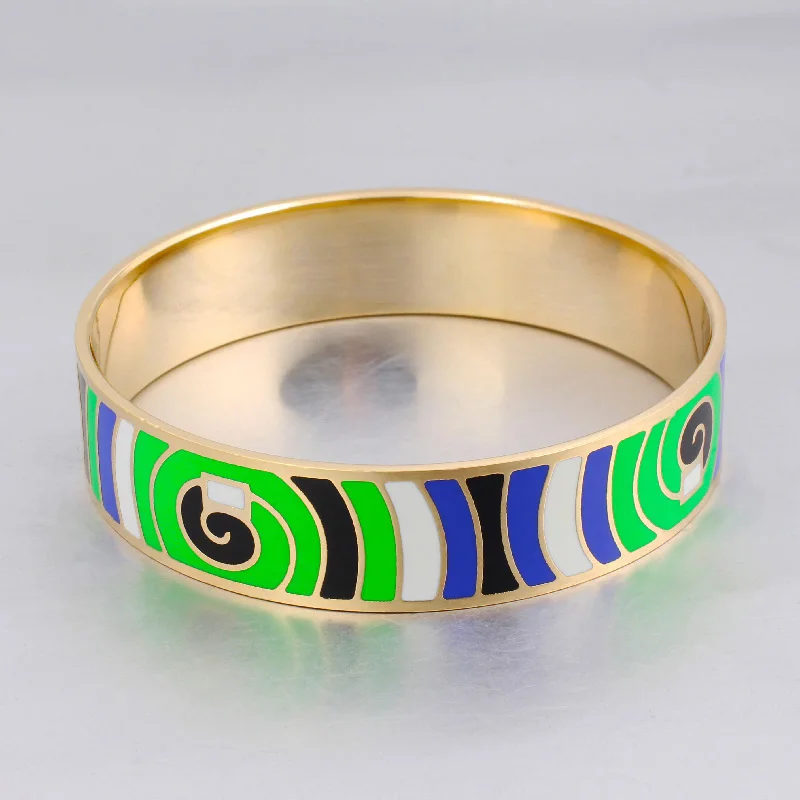 1 6 см ширина браслет бренд женский золотой из нержавеющей стали Радужный цвет