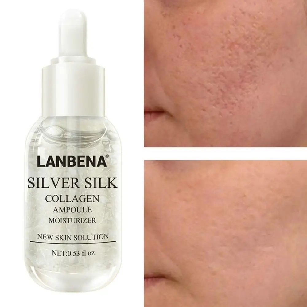 Улитка шелк коллаген протеин ампулы увлажняющий осветляет против старения