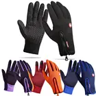 Кожаные перчатки унисекс для женщин и мужчин, теплые водительские перчатки с подкладкой из Thinsulate, ветрозащитные водонепроницаемые противоскользящие перчатки