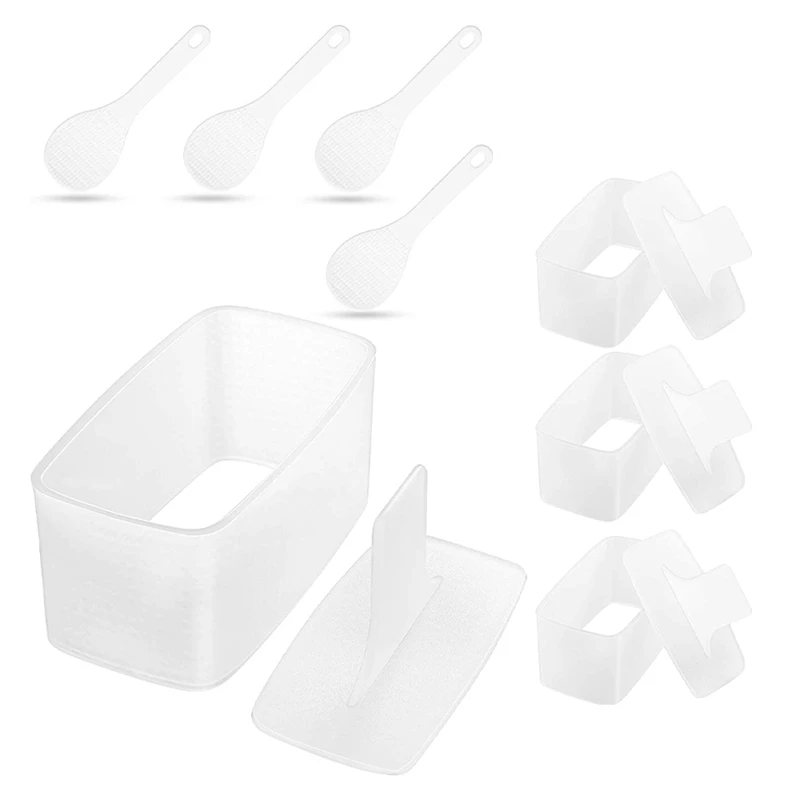 

Mold Sushi Making Kit with Small Rice Paddle Sushi Mold Rice Ball Maker for Home Restaurant