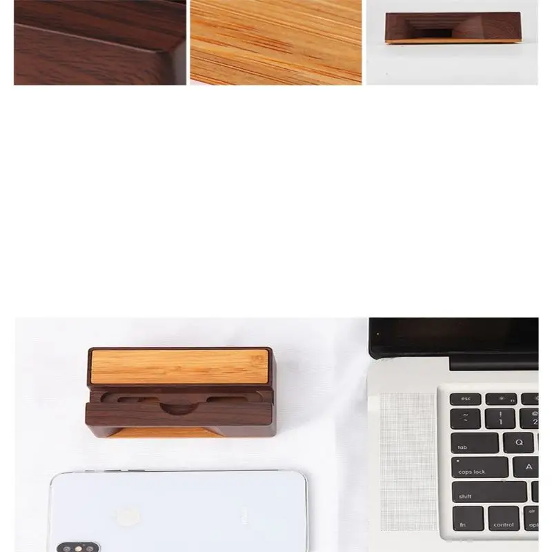 Деревянная зарядная док-станция подставка для мобильного телефона держатель iPhone