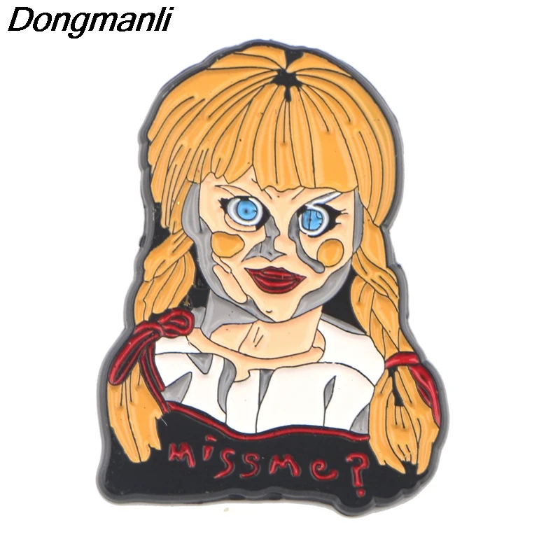 P4228 Dongmanli ювелирные изделия Призрак металлические эмалевые булавки и броши