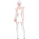 Сексуальная Женская косплейная Униформа астронавта, платье, Космическая одежда, костюм на Хэллоуин для женщин