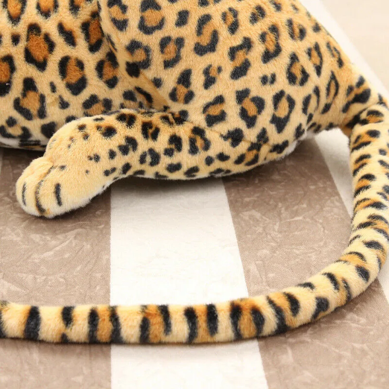 

90 cm giant simulation leopard coat plush plush toy plush animal doll Christmas gift plush animal