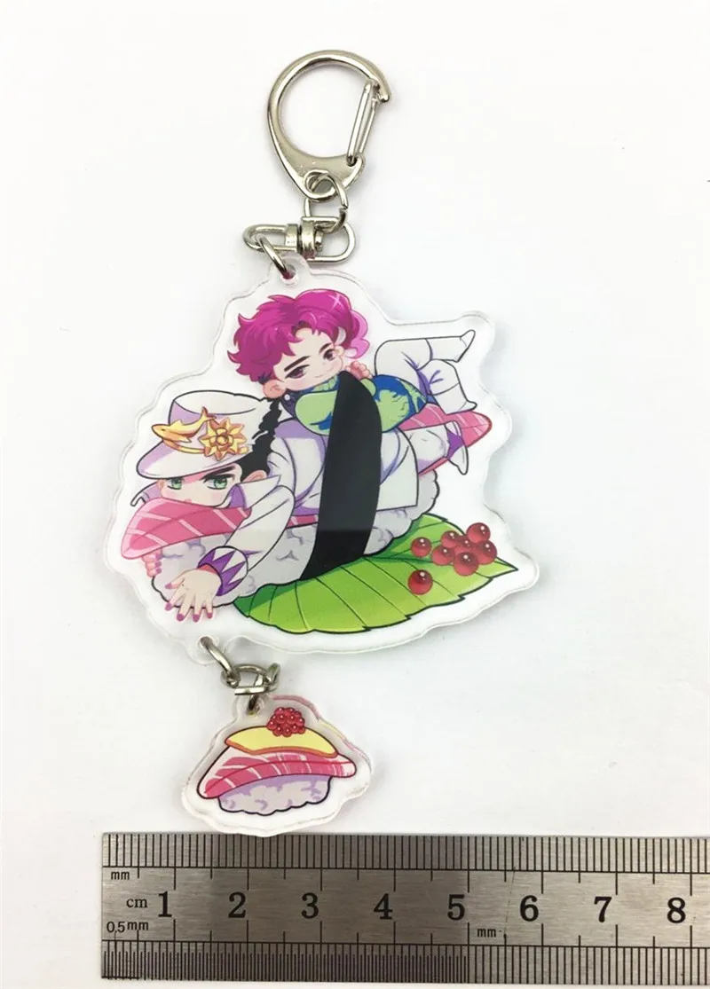 Аниме JoJo невероятное приключение Джотаро Kakyoin Нориаки брелок для ключей на