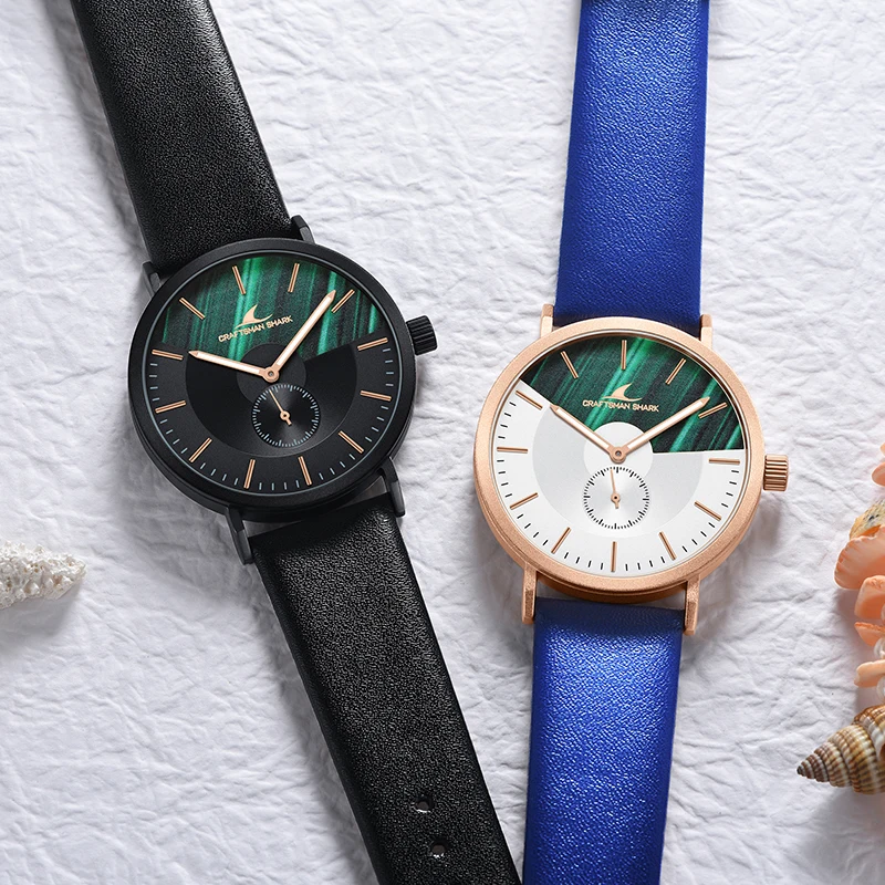 

Men's Quartz Watch Luxury Chic Ultra-thin Watch Classic Contrast Color Design Casual Vintage Calfskin Strap Quartz Watch