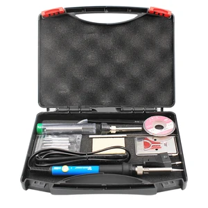 Электрический паяльник с регулируемой температурой, 60 Вт, 220 В, 110 В