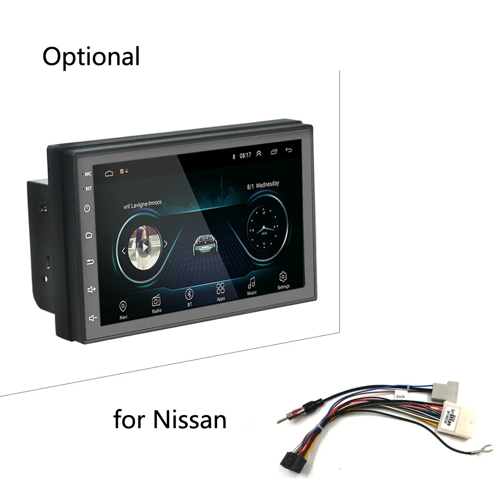 7 дюймов Автомобильный мультимедийный плеер 2 din Android автомобильный стерео радио