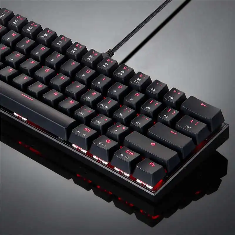 Motospeed CK62 bluetooth USB C Проводная Двухрежимная клавиатура переключатель Outemu 61 клавиша