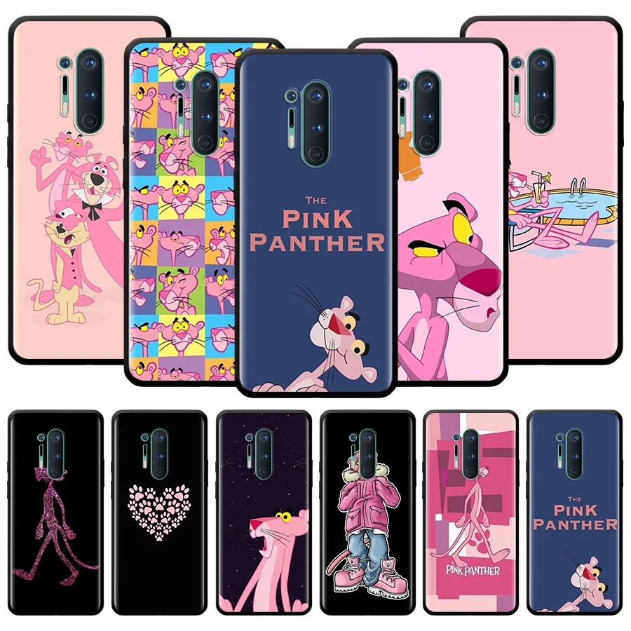 

Pink Panther Luxury Phone Case for Oneplus Nord N100 N10 7 8 9 9R 7T 8T N200 2 CE 9RT Z Pro 5G Silicon Cover Shell Coque TPU Bag