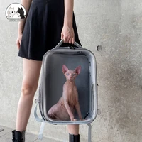 large space cat carrier bags breathable dog cat backpack travel space capsule cage pet transport bag carrying for cats hand bag