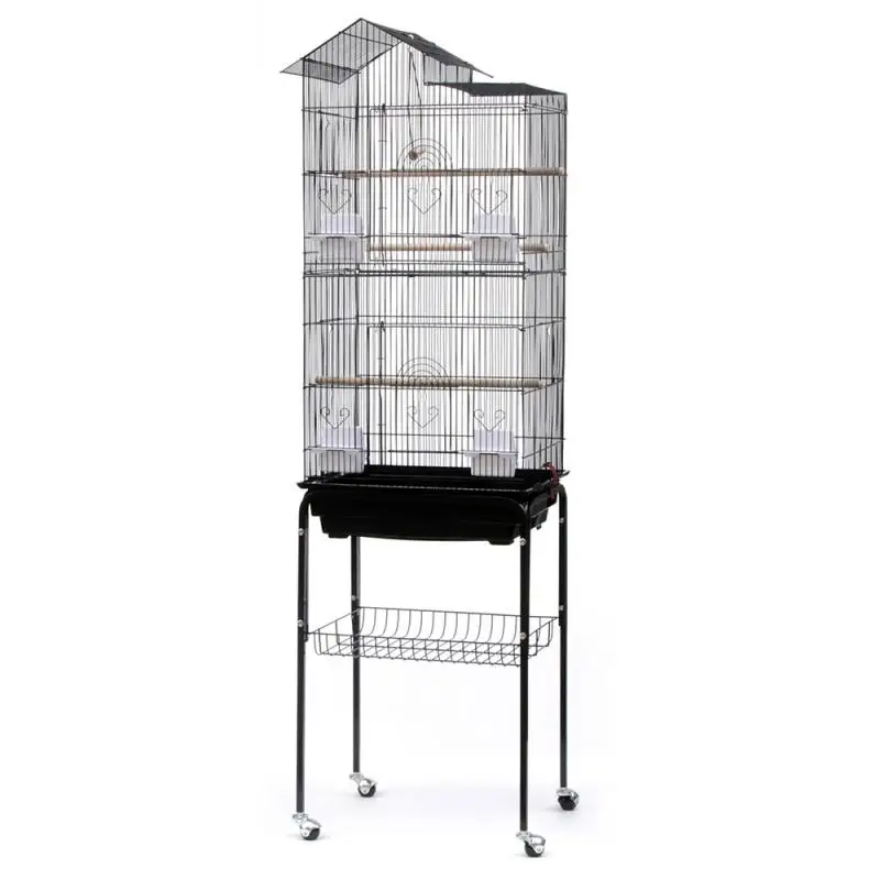 Металлическая стандартная клетка для калопсит попугай пион стальное Птичье