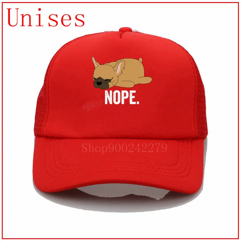 Ленивый олень Французский бульдог Nope не сегодня бейсболки для женщин