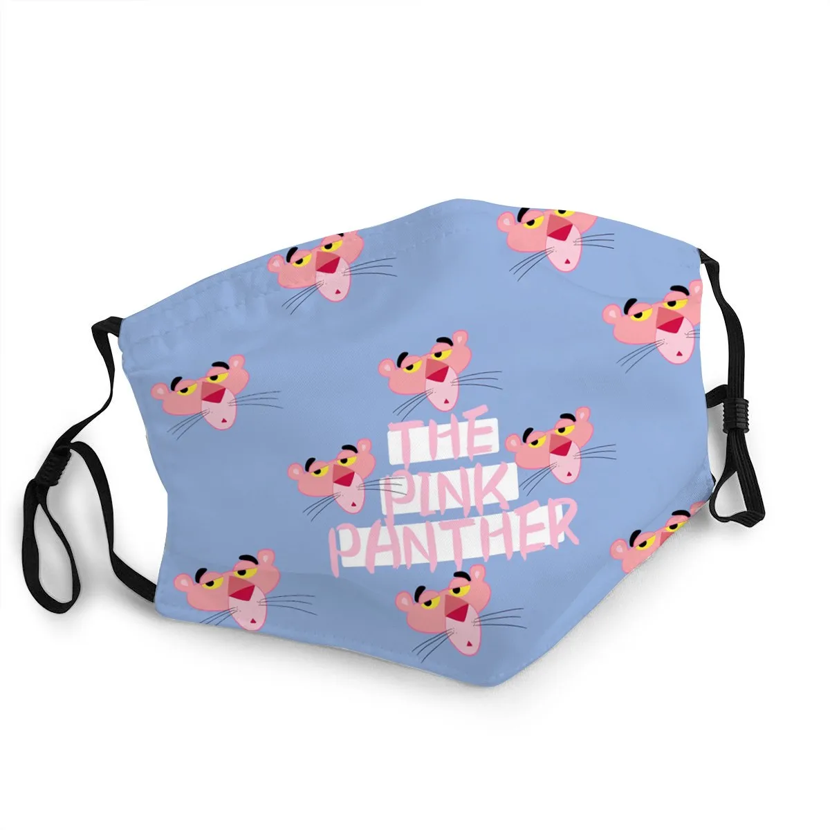 

Pink Panter Birthday Party Gift With Pm2.5 Filter Face Mask Custom Design Cute Sticker Princess Keychain Mouth Mask