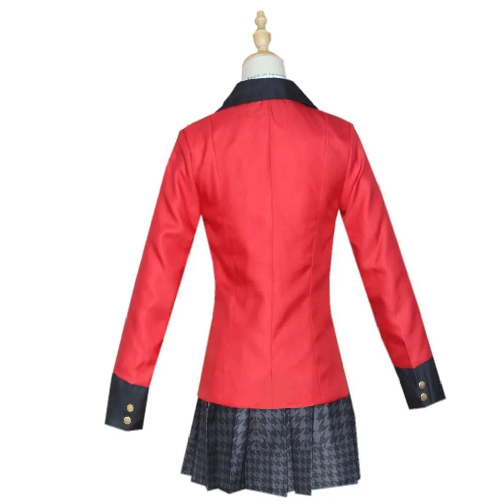 Аниме Kakegurui Yumeko костюмы Kirari Momobami униформа косплей японские школьные униформы для