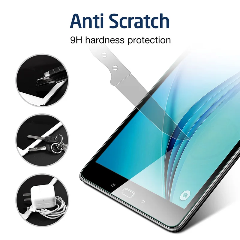 3PCS Premium Tempered Glass For SM-T580 Screen Protector for Samsung Galaxy Tab A A6 10.1" 2016 T585 Protective Film Cover - купить по