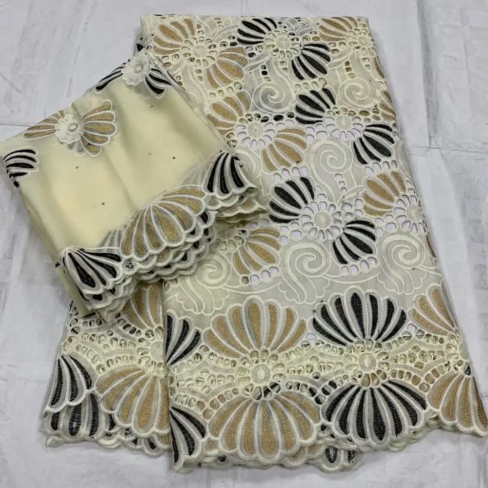 

5+2yards Swiss Voile Lace In Switzerland eyelet African Lace Fabric Embroiderey Nigerian Lace Fabric For Garment F1QZAP292