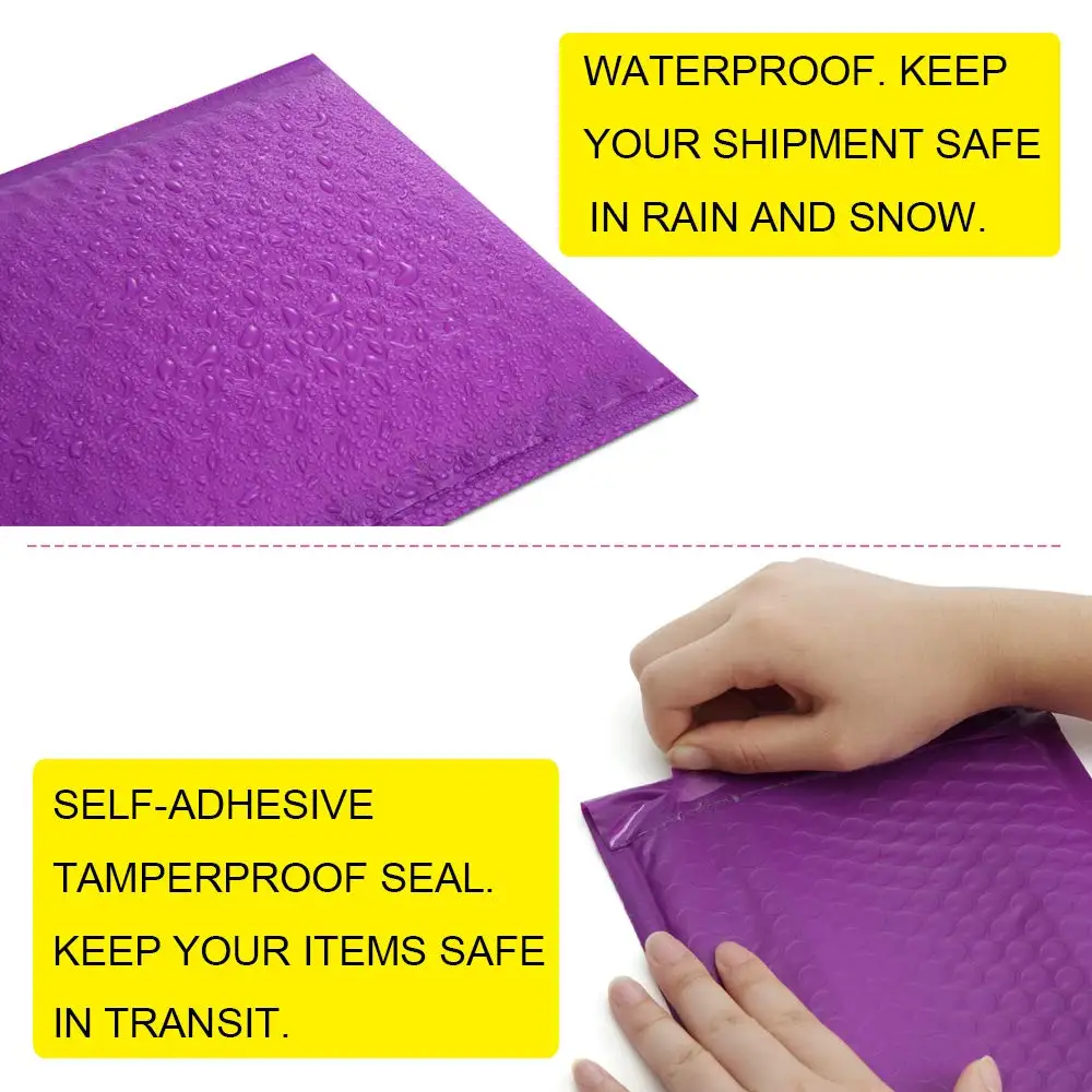 10 шт. пузырчатые конверты #000 4x7 дюймов/120*180 мм|purple envelope|mailers envelopes12 envelopes |