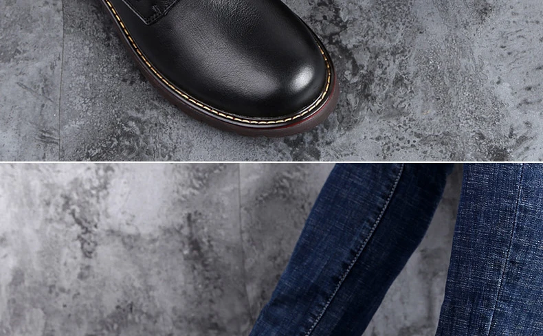 Низкая Dr Martens Мужская первый слой натуральная кожаная мужская обувь высокого качества Martins лифт обувь Рабочая безопасность плюс Размер 47
