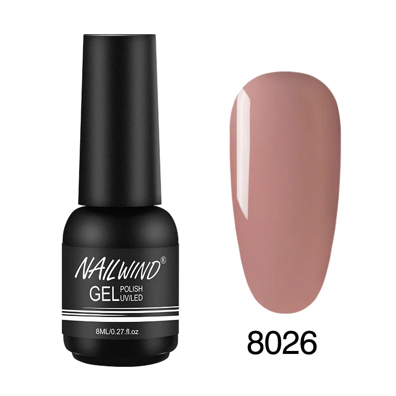 8026 Гель nailwind лак для ногтей маникюрный набор УФ светодиодный полиграфический Гель Дизайн ногтей основа Топ праймер покрытие rosalind гель-лаки для ногтей - Цвет: 8026