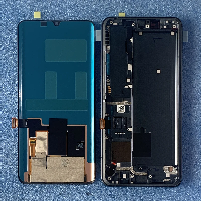 6 47 &quotОригинальный ЖК экран для Xiaomi Mi Note 10 Pro с рамкой и дигитайзером сенсорной