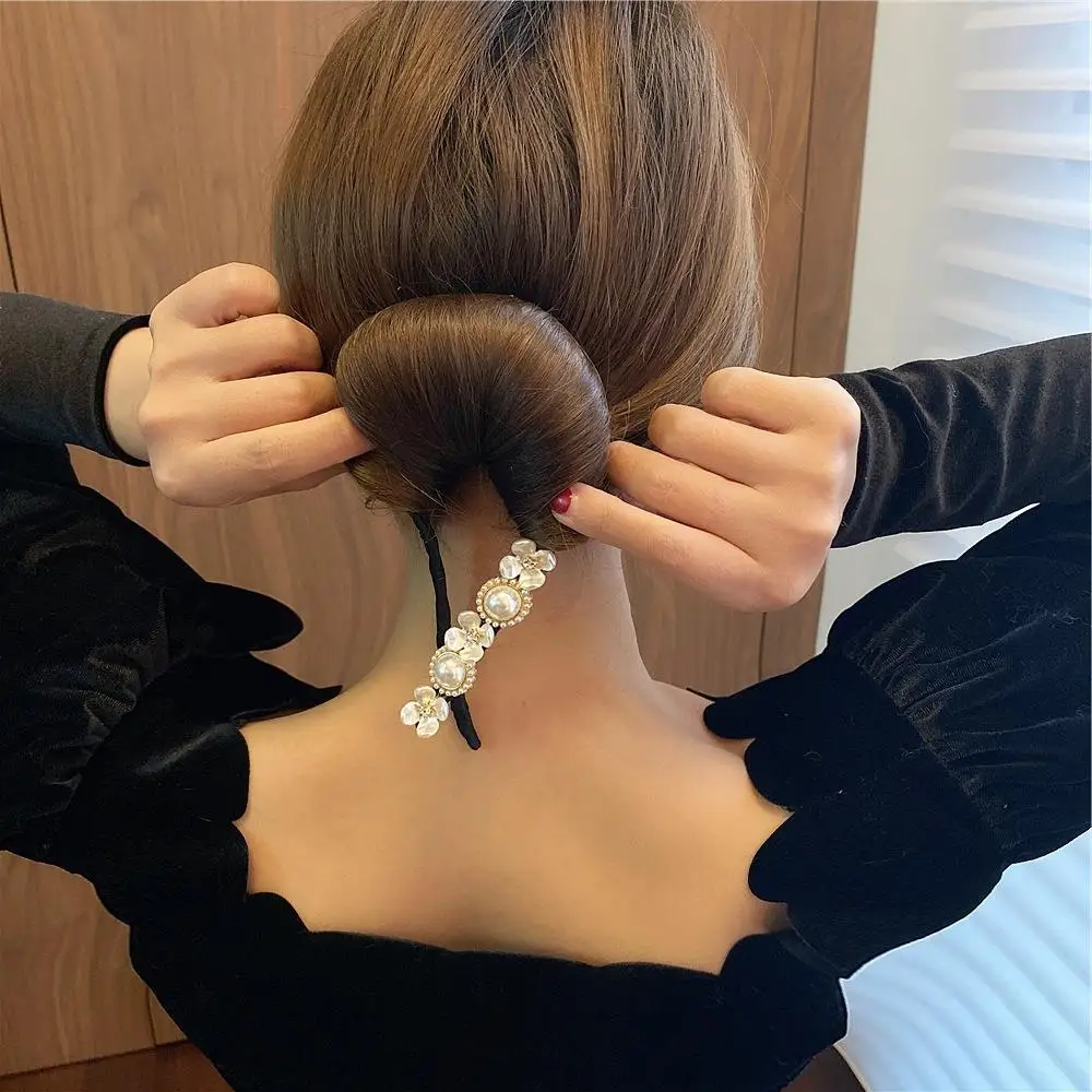 

Korean Fashion Simple Fairy Pearl Hair Accessories Women's Bride Bride Wedding Decoration Pearl Flower Hair Accessories