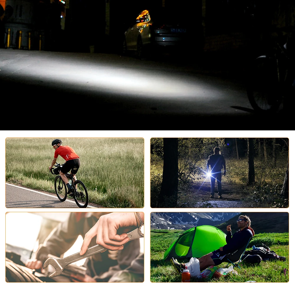 

15000 Lumens Induction Bicycle Front Light USB Rechargeable Smart Headlight T6 LED Bike Lamp Cycle bike Light with Taillight