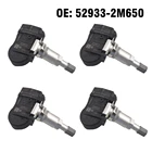 Автомобильный датчик давления в шинах, TPMS 529333N100, 529332M650, для Hyundai i25, KIA K5, K4, 4 шт.