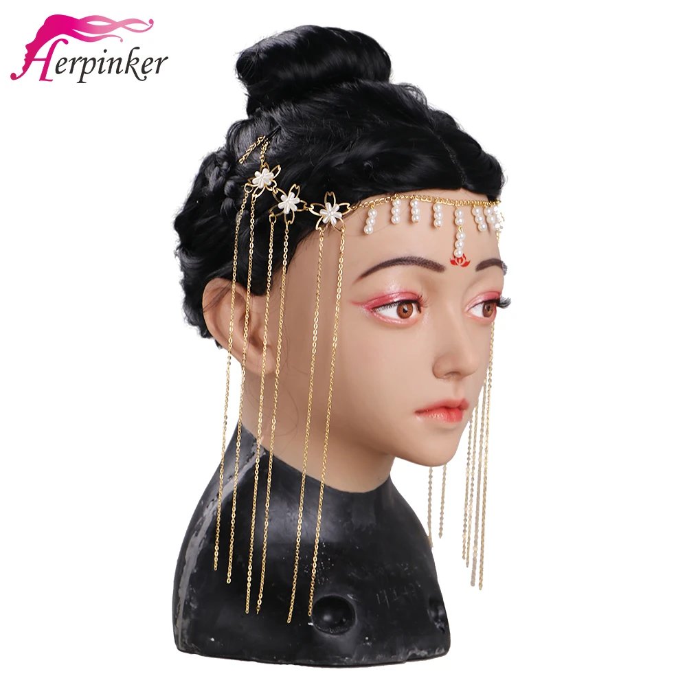 Высококачественная женская маска для Хэллоуина силиконовая лица Карнавальная