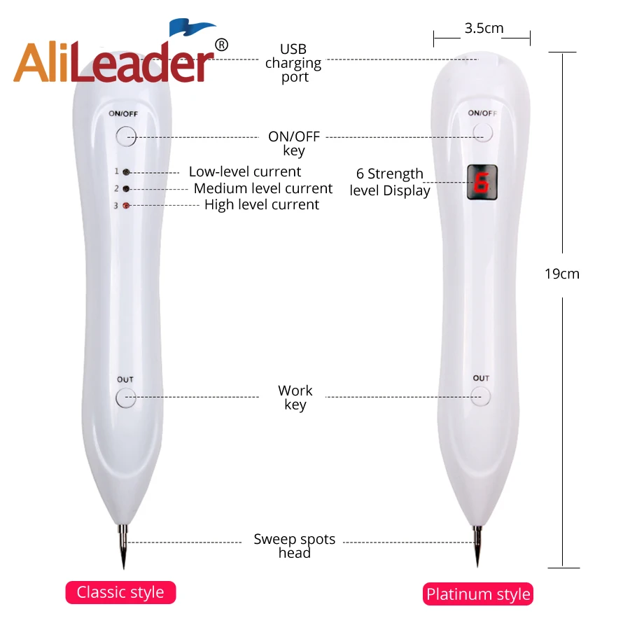 Alieader Высококачественная ручка для удаления веснушек родинок профессиональный