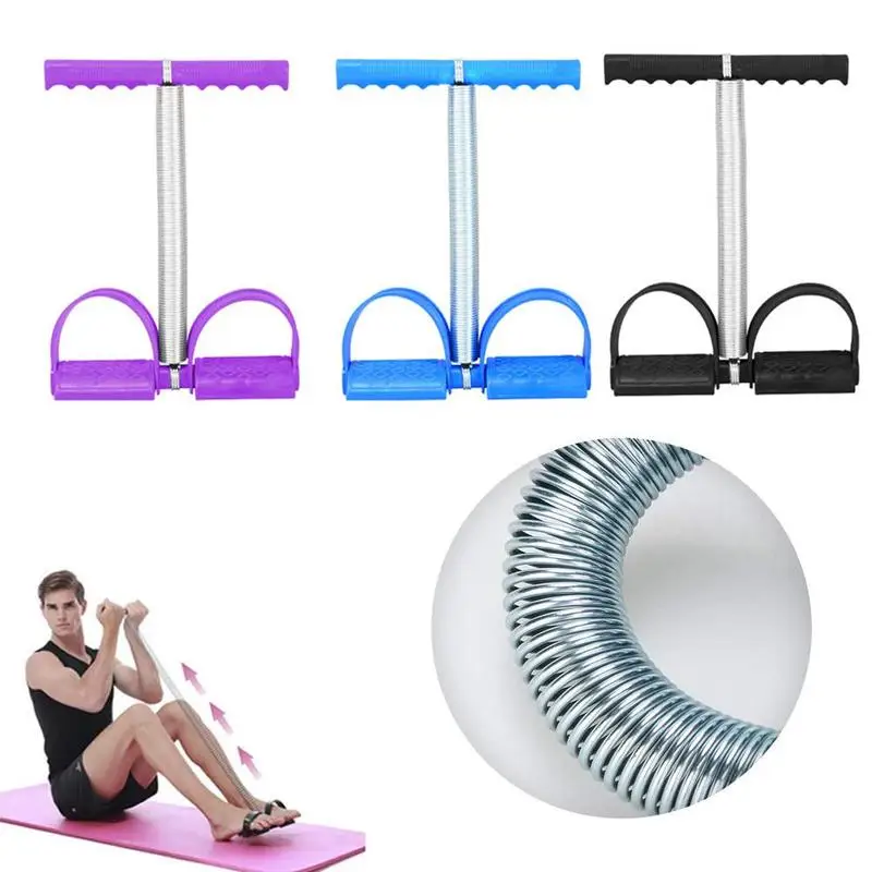

Elastic Spring Pull Rope Fitness Abdominal Sit Up Foot Pedal Trainer Exerciser Home Multifunctional Gym Workout Equipment Unisex