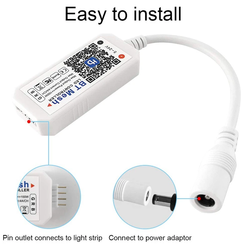 Bluetooth умный светодиодный контроллер Беспроводной RGB BT сетки для светодиодные