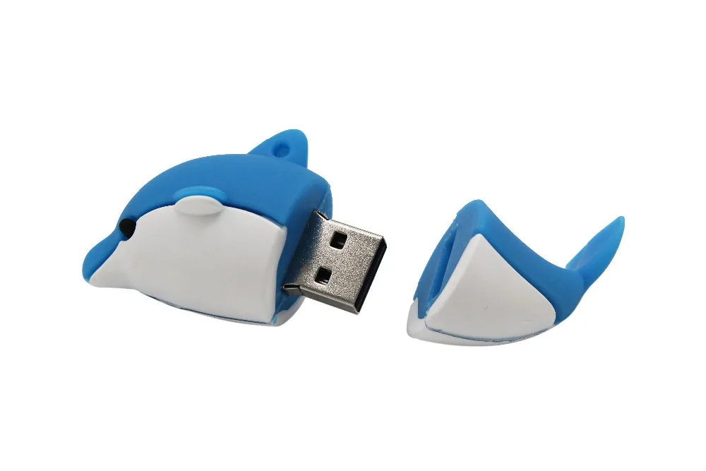 Текстовый мне прекрасный Мини Дельфин USB флэш-накопитель милый животное Флешка в форме героя мультика флешки U диск