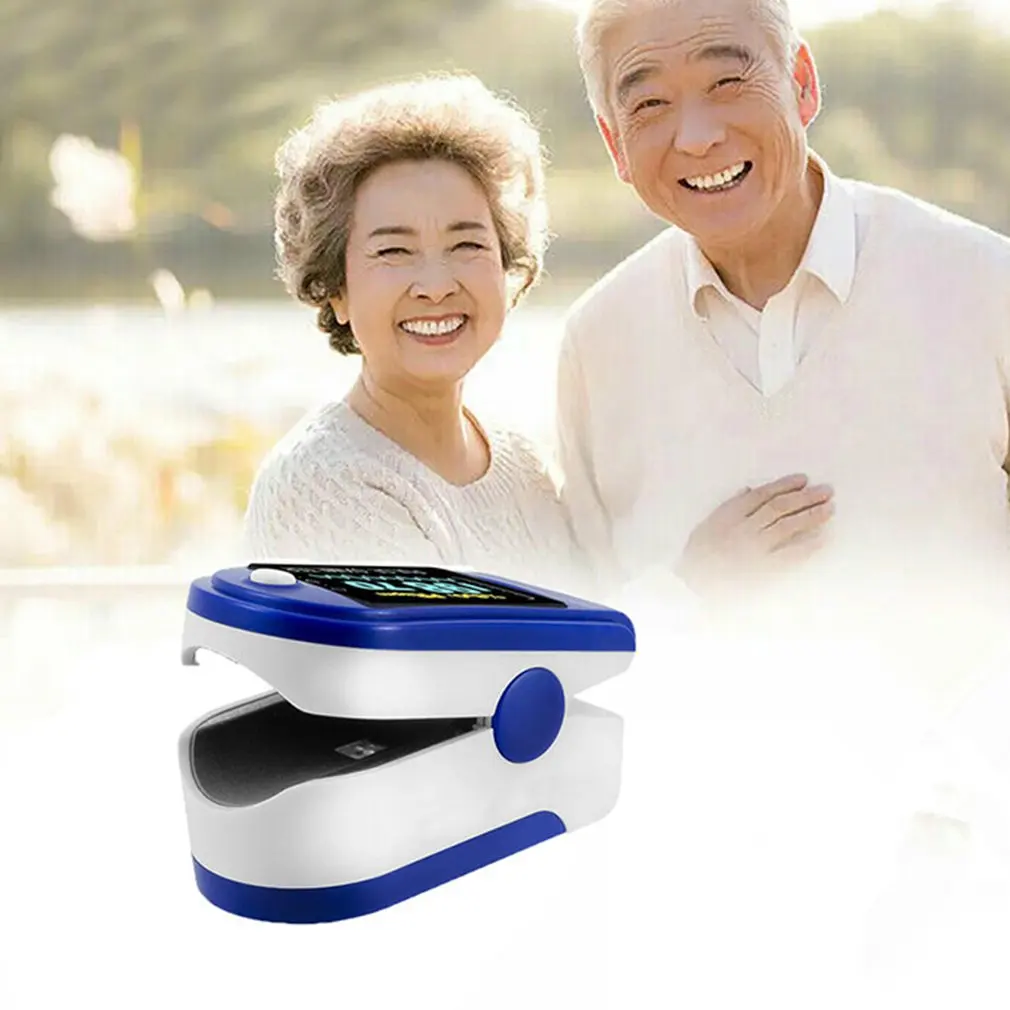 

1Pcs OLED Screen Finger Clip Oximeter Pure Heart Rate Monitoring Device Pulse Oximetry Measuring Blood Oxygen Finger Clip